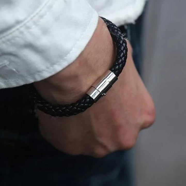 Leather Braided Leather Bracelets