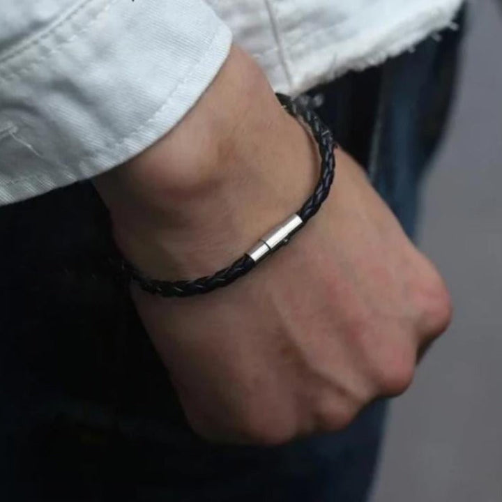 Leather Braided Leather Bracelets