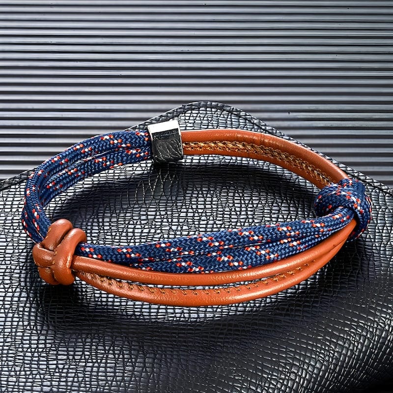 Fashion Sport Camping Rope Leather Bracelet Leather Unique Leather Bracelets   