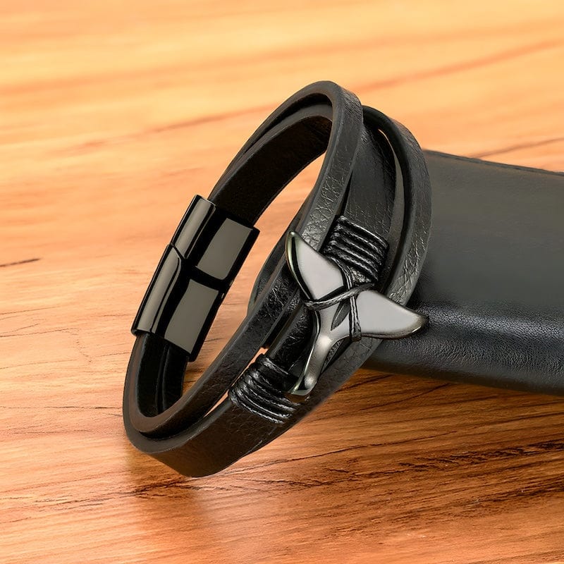 Mermaid Tail Multilayer Leather Bracelet bracelet by Unique Leather Bracelets