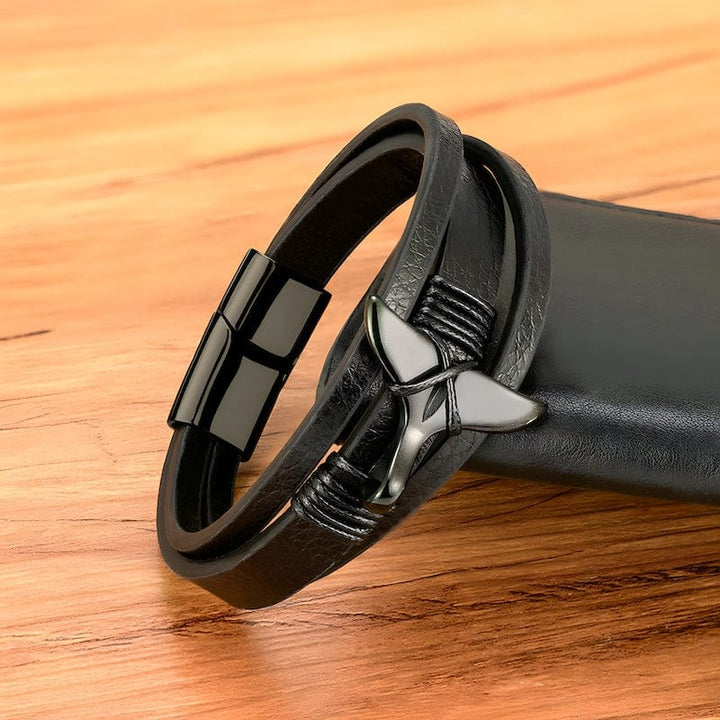 Mermaid Tail Multilayer Leather Bracelet bracelet by Unique Leather Bracelets