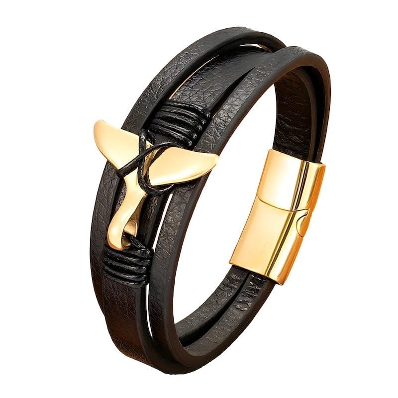 Mermaid Tail Multilayer Leather Bracelet bracelet by Unique Leather Bracelets