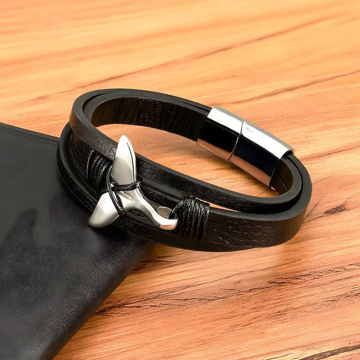 Mermaid Tail Multilayer Leather Bracelet bracelet by Unique Leather Bracelets