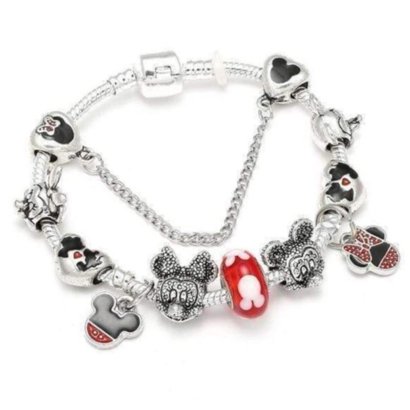 Children's Sparkle Charm Bracelet - Complete Set with Colorful Beads & Charms bracelet by Unique Leather Bracelets