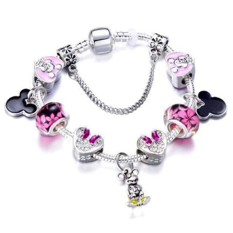 Children's Sparkle Charm Bracelet - Complete Set with Colorful Beads & Charms bracelet by Unique Leather Bracelets
