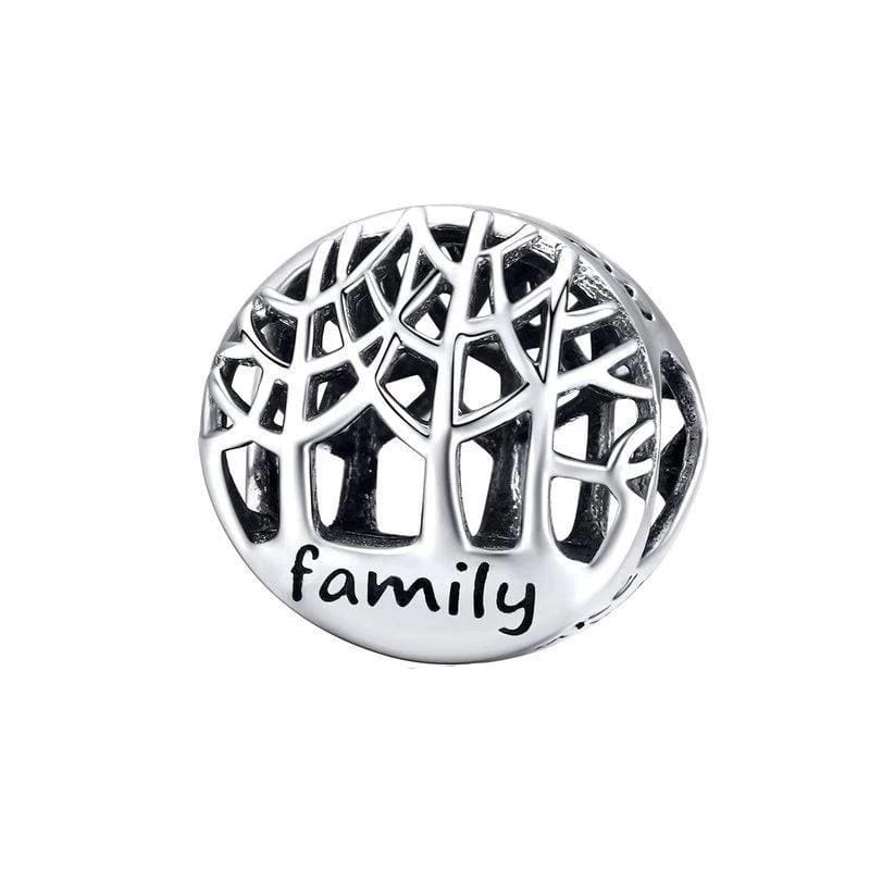 Family Tree Of Life Charm Charms Unique Leather Bracelets Silver  