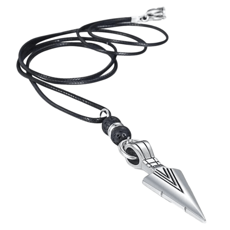 Mens Beaded Arrowhead Necklaces Necklaces Unique Leather Bracelets Silver  
