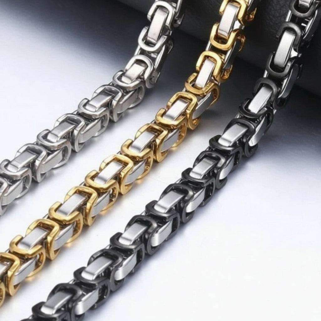 Necklaces Stainless Steel Box Link Chain Necklaces