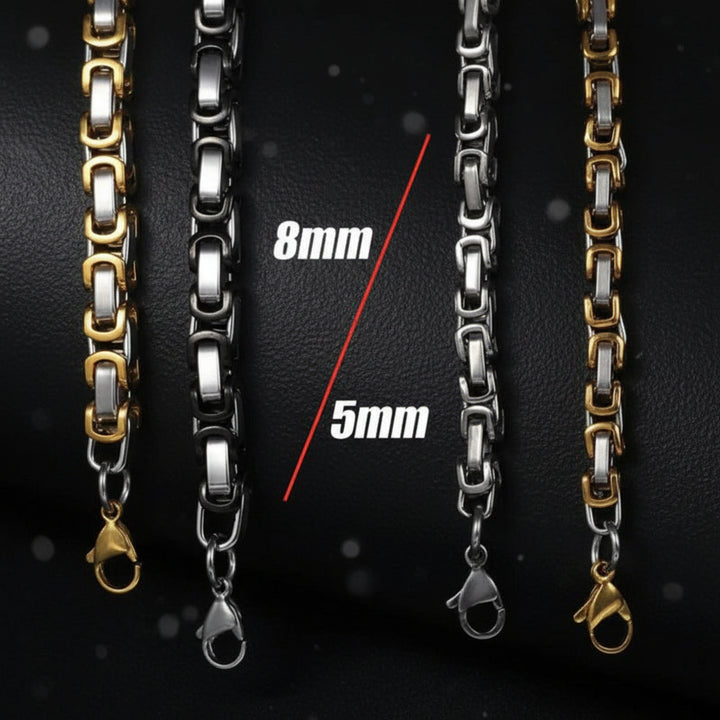 Necklaces Stainless Steel Box Link Chain Necklaces