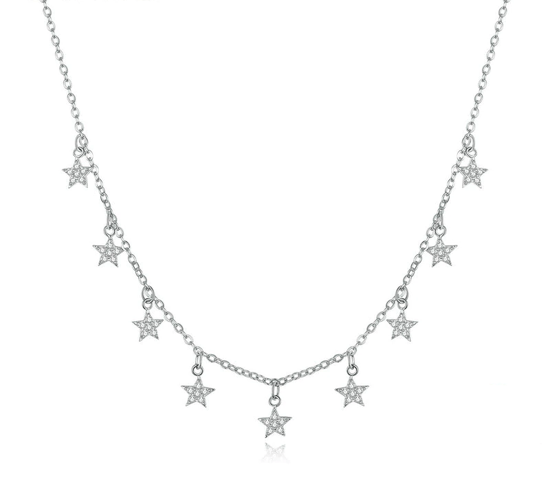 Womens Classic Star Choker Necklace Necklaces Unique Leather Bracelets Silver  